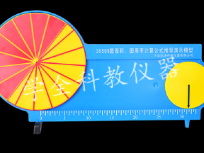 圓面積、圓周率計算公式推導演示模型